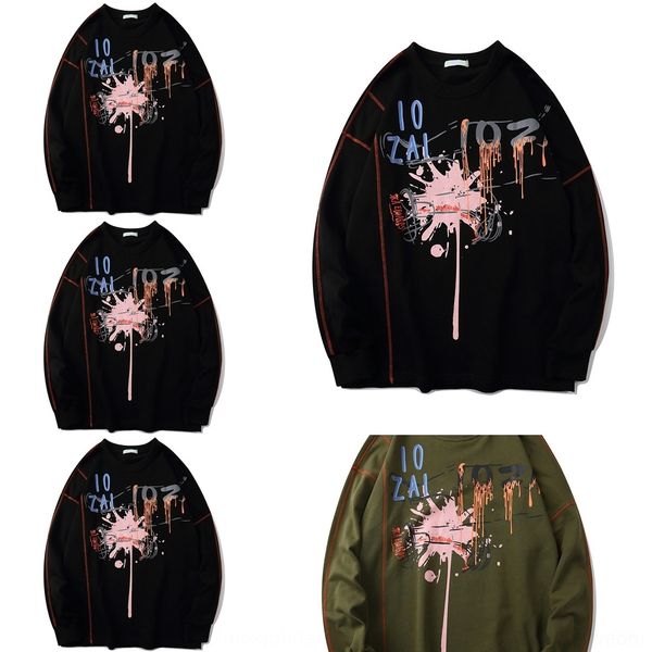 wd4jw graffiti neck print crew letter sanitary long tide hip-hop lazy pullover pulloverpulloverpullover loose men's sleeve fhhiu, Black
wd4jw graffiti neck print crew letter sanitary long tide hip-hop lazy pullover pulloverpulloverpullover loose men's sleeve fhhiu, Black