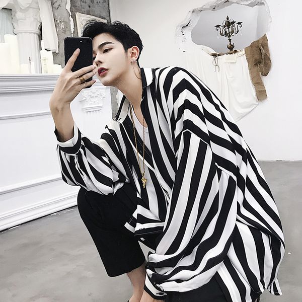 2021 new autumn designer striped black white long-sleeved popular bat niche releases shirt size men of thin . zad9
2021 new autumn designer striped black white long-sleeved popular bat niche releases shirt size men of thin . zad9