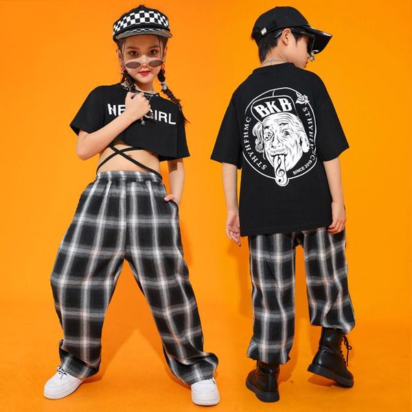 stage wear kids hip hop costume girls crop jazz short sleeves street outfits dance performance bi038, Black;red
stage wear kids hip hop costume girls crop jazz short sleeves street outfits dance performance bi038, Black;red