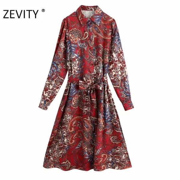zevity women vintage totem flower print bow tied sashes shirt dress female long sleeve paisley retro vestido chic dresses ds4439, Black;gray
zevity women vintage totem flower print bow tied sashes shirt dress female long sleeve paisley retro vestido chic dresses ds4439, Black;gray