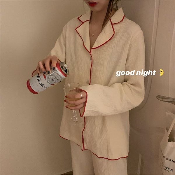 0mfy2 2019 new autumn and two-piece korean ins loose clothingsimple sleeve clothes clotheshome furnishing long home clothes winter casual pa, Gray
0mfy2 2019 new autumn and two-piece korean ins loose clothingsimple sleeve clothes clotheshome furnishing long home clothes winter casual pa, Gray