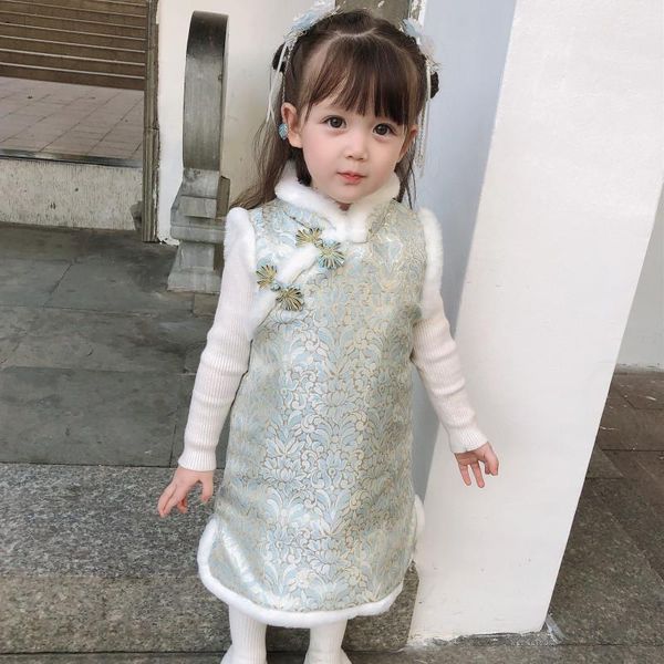 girls children chinese style retro qipao dress new year outfits baby kid hanfu cheongsam tang suit traditional oriental clothing1, Red
girls children chinese style retro qipao dress new year outfits baby kid hanfu cheongsam tang suit traditional oriental clothing1, Red