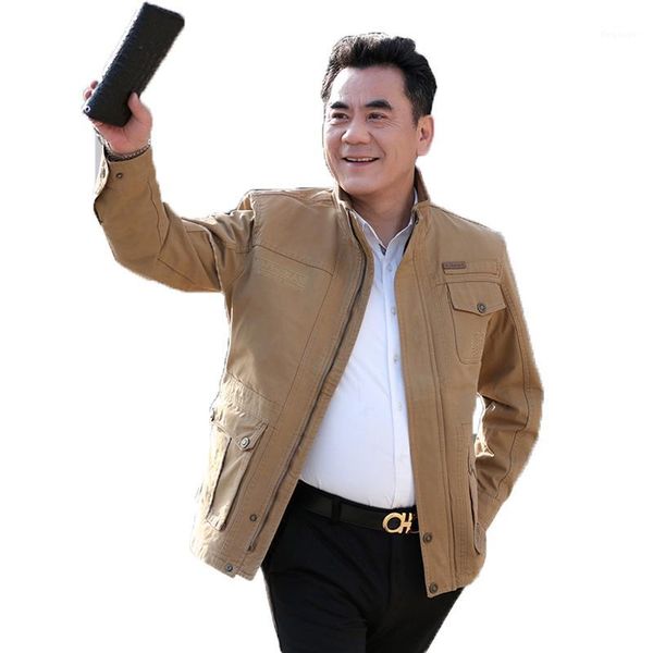 mature men leisure coats stand collar multi pockets design cotton jackets male spring autumn casual outerwear man garment khaki1, Black;brown
mature men leisure coats stand collar multi pockets design cotton jackets male spring autumn casual outerwear man garment khaki1, Black;brown