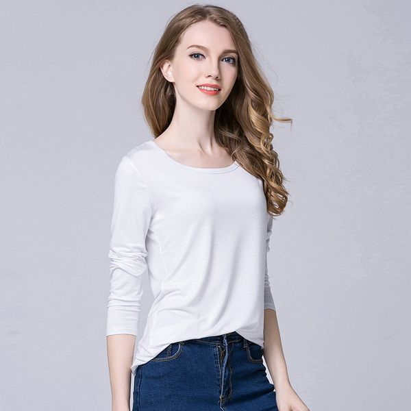 2020 fashion women's fashion modal base shirt long sleeve t-shirt women's solid loose round neck autumn top
2020 fashion women's fashion modal base shirt long sleeve t-shirt women's solid loose round neck autumn top