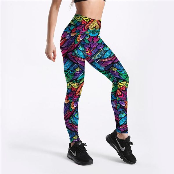 summer new arriaval color feathers 3d printed women fitness activewear elastic mid waist trousers drop shipping, Black
summer new arriaval color feathers 3d printed women fitness activewear elastic mid waist trousers drop shipping, Black