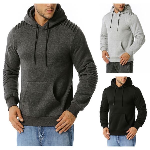 новый европейский размер solid mens цвета fold движение утолщенные толстовка с капюшоном молодые мужские куртки, Black
новый европейский размер solid mens цвета fold движение утолщенные толстовка с капюшоном молодые мужские куртки, Black