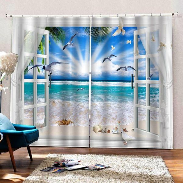 curtain & drapes seaside scenery outside the window blue sky white clouds seagulls po blackout curtains for living room home decoration
curtain & drapes seaside scenery outside the window blue sky white clouds seagulls po blackout curtains for living room home decoration