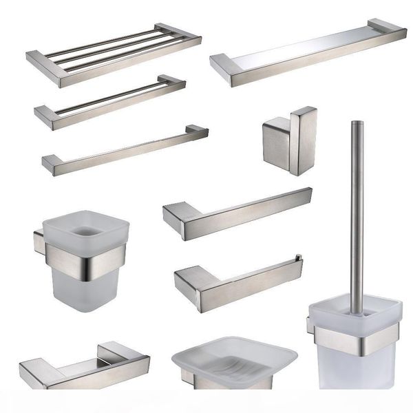 brushed nickel sus 304 stainless steel bathroom hardware set paper holder toothbrush holder towel bar bathroom accessories jllmxf
brushed nickel sus 304 stainless steel bathroom hardware set paper holder toothbrush holder towel bar bathroom accessories jllmxf