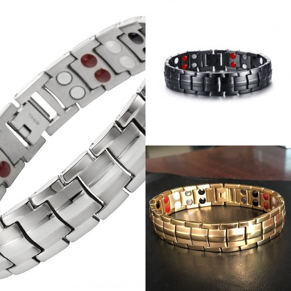 uhzzn stainless double row magnet black men's titanium st steel braceletjewelry braceletdouble row magnet bracelet black men's tit, Golden;silver
uhzzn stainless double row magnet black men's titanium st steel braceletjewelry braceletdouble row magnet bracelet black men's tit, Golden;silver