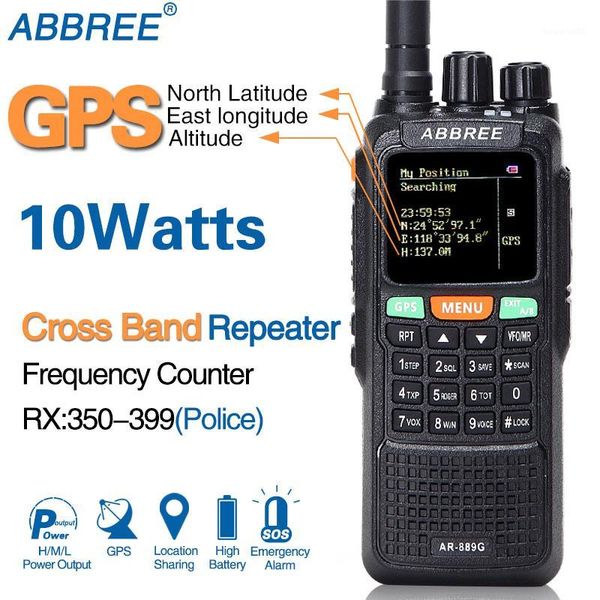 abbree ar-889g gps 10w walkie talkie 889g sos 999ch cross band night mode dual band vhf uhf ham cb radio hf transceiver1
abbree ar-889g gps 10w walkie talkie 889g sos 999ch cross band night mode dual band vhf uhf ham cb radio hf transceiver1