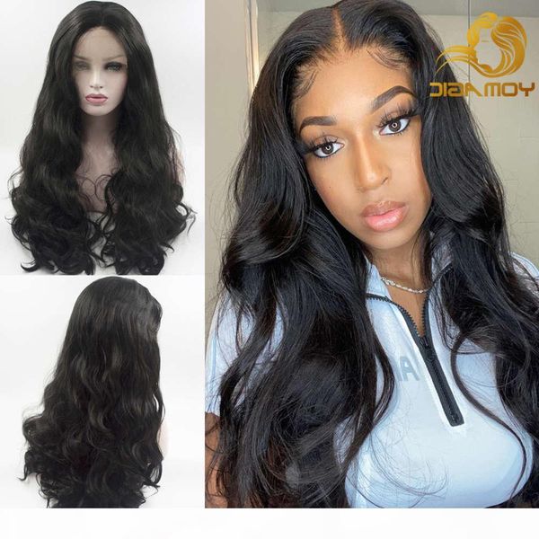 yomagic body wave front for women black color synthetic hair glueless lace wigs with natural hairline, Black;brown
yomagic body wave front for women black color synthetic hair glueless lace wigs with natural hairline, Black;brown
