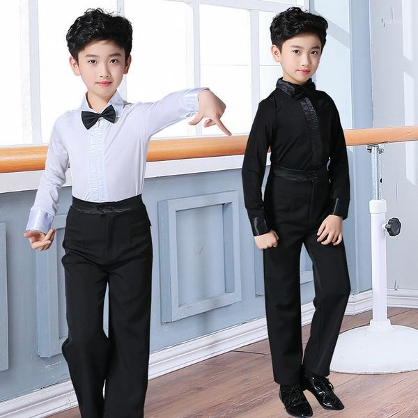 boy latin dance practice clothes spring and autumn children international dance costumes competition clothes long sleeves1, Black;red
boy latin dance practice clothes spring and autumn children international dance costumes competition clothes long sleeves1, Black;red