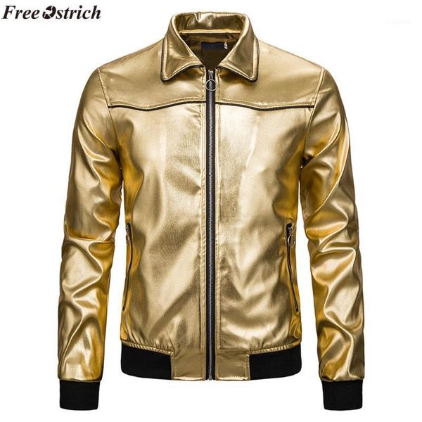 ostrich men jacket 2020 men's new fashion nightclub style bright solid color stitching lapels coat,shiny jacket1, Black;brown
ostrich men jacket 2020 men's new fashion nightclub style bright solid color stitching lapels coat,shiny jacket1, Black;brown