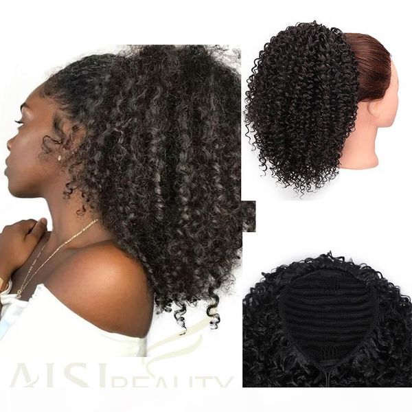 drawstring puff ponytail afro kinky curly hair extension human clip in pony tail african american hair extension 140g, Black
drawstring puff ponytail afro kinky curly hair extension human clip in pony tail african american hair extension 140g, Black