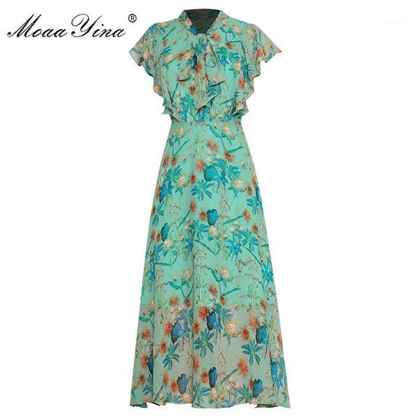 casual dresses moaayina fashion runway dress summer women's ruffles short sleeve floral-print chiffon elegant cool dresses1, Black;gray
casual dresses moaayina fashion runway dress summer women's ruffles short sleeve floral-print chiffon elegant cool dresses1, Black;gray