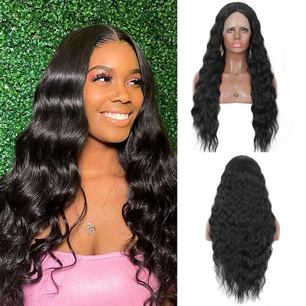 lx brand body wavy lace front wig pre plucled heat resistant fiber hair synthetic wigs perruque cosplay for women black wigfactory direct
lx brand body wavy lace front wig pre plucled heat resistant fiber hair synthetic wigs perruque cosplay for women black wigfactory direct