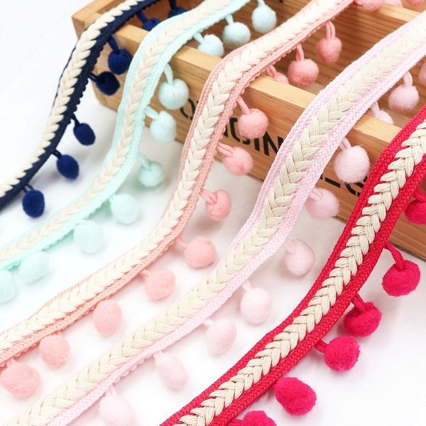 1meter vintage trim 1.2cm pom ball fringe ribbon crafts lace sewing accessories decoration diy material apparel
1meter vintage trim 1.2cm pom ball fringe ribbon crafts lace sewing accessories decoration diy material apparel