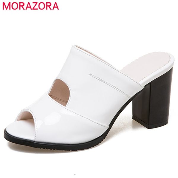 morazora plus size 47 women sandals pu summer shoes open toe high heels sandals female hollow out party dress shoes woman y200405, Black
morazora plus size 47 women sandals pu summer shoes open toe high heels sandals female hollow out party dress shoes woman y200405, Black