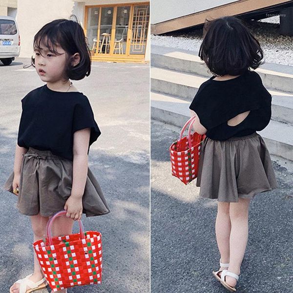 clothing sets ummer girl solid color skirt suit fashion casual comfort set children's halter + half-length suits kids ctwo-piece se, White
clothing sets ummer girl solid color skirt suit fashion casual comfort set children's halter + half-length suits kids ctwo-piece se, White
