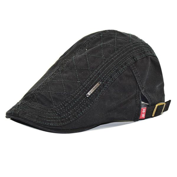 berets mens beret hat summer autumn cotton cap male casual grid design adjustable flat bone homme, Blue;gray
berets mens beret hat summer autumn cotton cap male casual grid design adjustable flat bone homme, Blue;gray