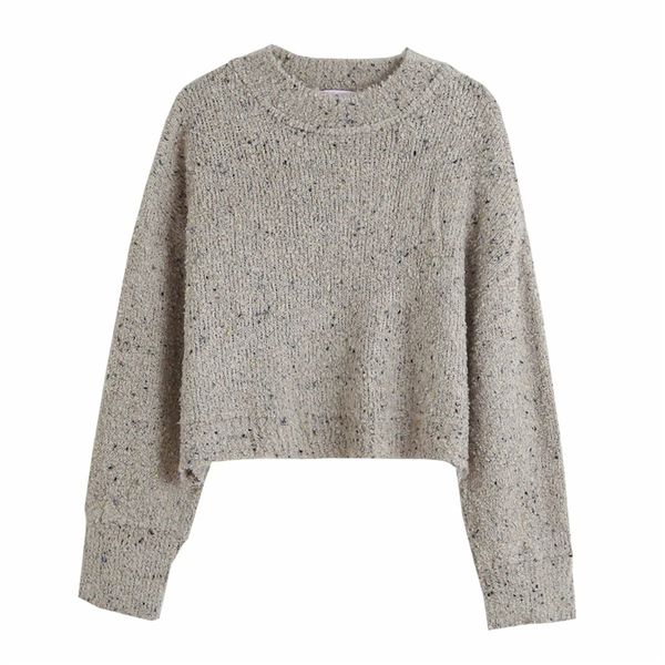 2021 new women khaki sweaters fashion ladies o-neck knitted streetwear female puff sleeve pullovers girl vsc6, White;black
2021 new women khaki sweaters fashion ladies o-neck knitted streetwear female puff sleeve pullovers girl vsc6, White;black