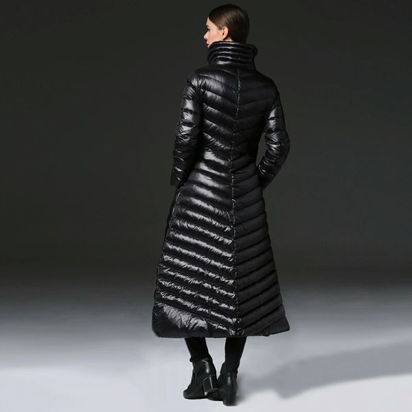 black women winter parka maxi down jacket luxury designer womens 90% white duck down filled long coats office lady style belt coat
black women winter parka maxi down jacket luxury designer womens 90% white duck down filled long coats office lady style belt coat