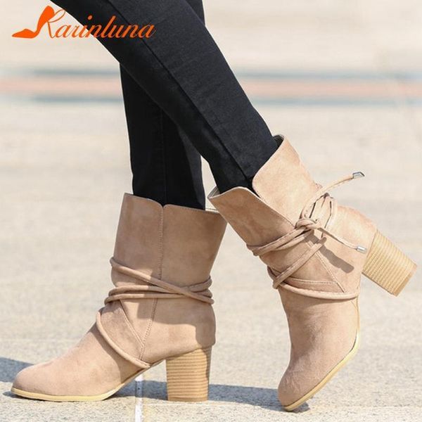 new fashion shoes female vintage lace-up western boots chunky heels solid ankel women boots footwear1, Black
new fashion shoes female vintage lace-up western boots chunky heels solid ankel women boots footwear1, Black