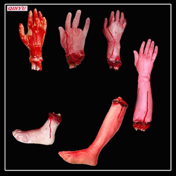 party favor halloween horror props bloody hand haunted house decoration scary fake finger leg foot brain heart 5z
party favor halloween horror props bloody hand haunted house decoration scary fake finger leg foot brain heart 5z