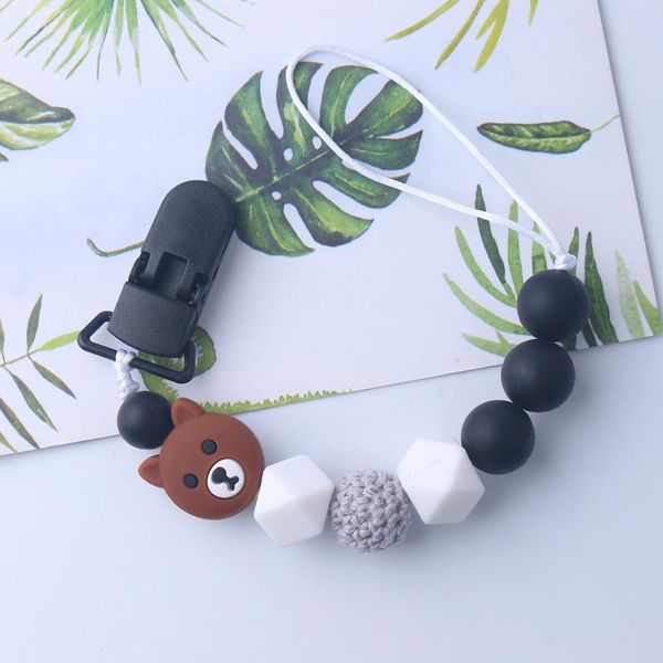 nipples for bear beads pendant silicone chain clip baby pacifier plastic teething strap holder leash infant cute sqckhd pingtoy
nipples for bear beads pendant silicone chain clip baby pacifier plastic teething strap holder leash infant cute sqckhd pingtoy