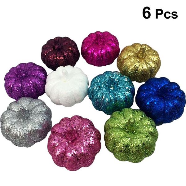 6pcs halloween simulation glitter foam pumpkin festival decoration props home party gathering bar ornaments random color
6pcs halloween simulation glitter foam pumpkin festival decoration props home party gathering bar ornaments random color