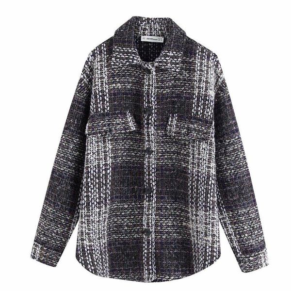 women's jackets winter bb75-9751 european and american fashion pattern tweed coat, Black;brown
women's jackets winter bb75-9751 european and american fashion pattern tweed coat, Black;brown