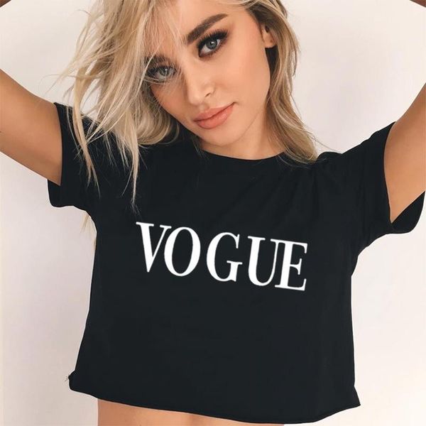 2018 summer women crop shirt vogue letter harajuku print black women short sleeve o-neck streetwear solid color blouse s l1, White
2018 summer women crop shirt vogue letter harajuku print black women short sleeve o-neck streetwear solid color blouse s l1, White