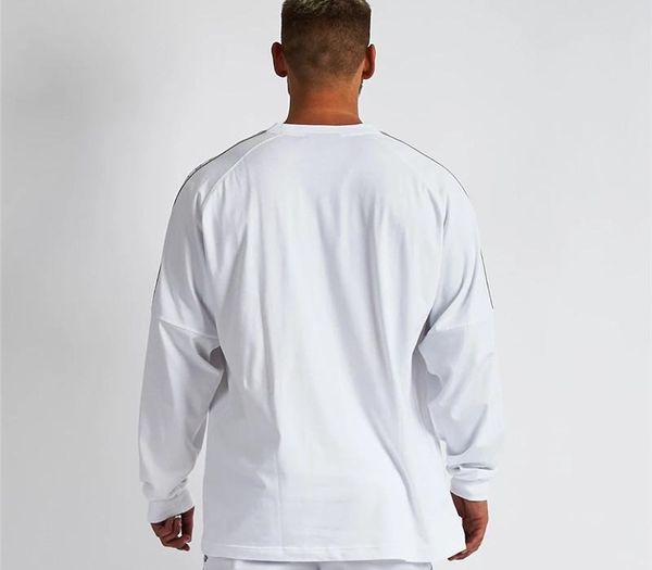 streetwear brand fashion long-sleeved cotton t-shirt 2019 loose casual shirt jogger fitness men's clothing mx200509, White;black
streetwear brand fashion long-sleeved cotton t-shirt 2019 loose casual shirt jogger fitness men's clothing mx200509, White;black
