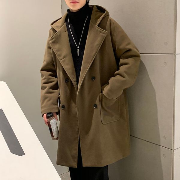 2021 men's casual oversize long coats winter new women's streetwear warm woolen coat male hooded windbreaker 9m4d, Black
2021 men's casual oversize long coats winter new women's streetwear warm woolen coat male hooded windbreaker 9m4d, Black