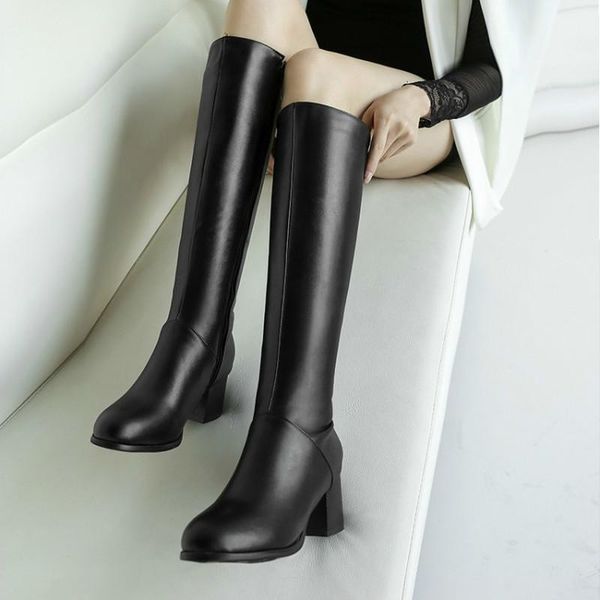 boots women knee high heels shoes woman booties plus size pu leather warm shoe chaussures femme zapatos mujer sapato nh338, Black
boots women knee high heels shoes woman booties plus size pu leather warm shoe chaussures femme zapatos mujer sapato nh338, Black