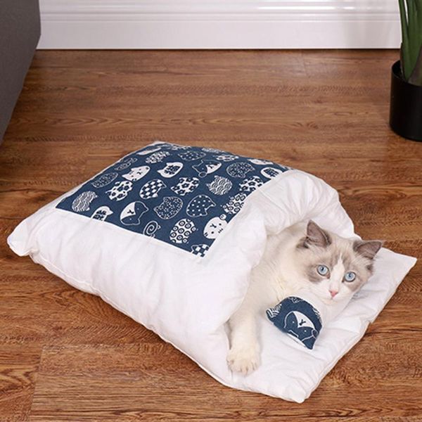 cat beds & furniture japanese style pet quilt breathable dog sleeping bag warm house semi-enclosed puppy kitten kennel removable soft bed ne
cat beds & furniture japanese style pet quilt breathable dog sleeping bag warm house semi-enclosed puppy kitten kennel removable soft bed ne