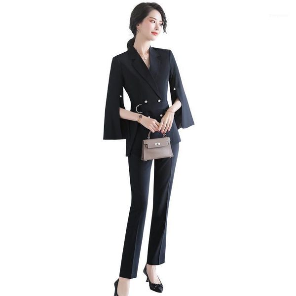 spring and summer korean new nine-point sleeve small suit female professional suit temperament slim ladies fashion lacing1, White;black
spring and summer korean new nine-point sleeve small suit female professional suit temperament slim ladies fashion lacing1, White;black