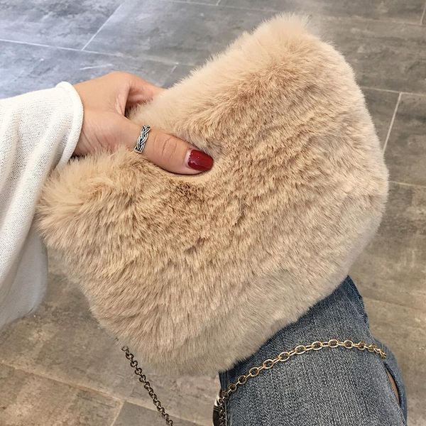 chain faux fur bag for women 2020 mini fashion soft designer shoulder bags female plush casual trend handbags purse
chain faux fur bag for women 2020 mini fashion soft designer shoulder bags female plush casual trend handbags purse