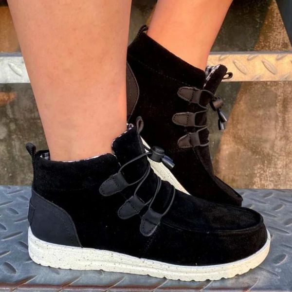 boots suede women leather ankle casual lace up winter comfortable soft rubber solid black flat shoes plus size female 2021
boots suede women leather ankle casual lace up winter comfortable soft rubber solid black flat shoes plus size female 2021
