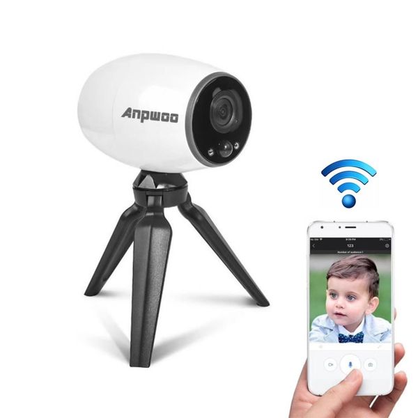 anpwoo cannon 13mp 960p 13 inch cmos hd wifi ip camera with tripod holder support motion detection night vision
anpwoo cannon 13mp 960p 13 inch cmos hd wifi ip camera with tripod holder support motion detection night vision