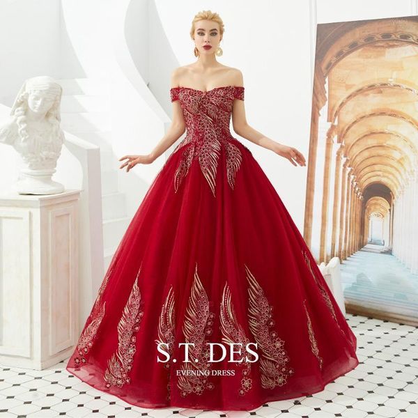 2020 s.t.des elegant sweetheart off-shoulder full sequined embroidery tulle ball gown floor-length evening dress chinese style1, White;black
2020 s.t.des elegant sweetheart off-shoulder full sequined embroidery tulle ball gown floor-length evening dress chinese style1, White;black