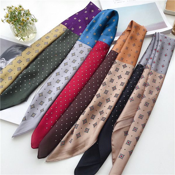 fashion 70*70cm pure silk small square printed small silk scarf for female stewardess professional decoration small scarf go with color sca, Blue;gray
fashion 70*70cm pure silk small square printed small silk scarf for female stewardess professional decoration small scarf go with color sca, Blue;gray