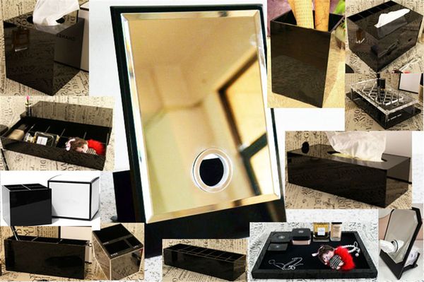 classic acrylic makeup box cosmetic holder deskmirror makeup tools lipstick jewelry storage tray tissue box for wedding box 
classic acrylic makeup box cosmetic holder deskmirror makeup tools lipstick jewelry storage tray tissue box for wedding box