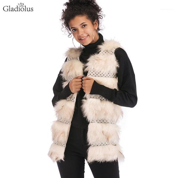 gladiolus 2018 autumn winter coat women sleeveless vest furry long faux fur vest women coats thick warm faux fur gilet waistcoat1, Black
gladiolus 2018 autumn winter coat women sleeveless vest furry long faux fur vest women coats thick warm faux fur gilet waistcoat1, Black