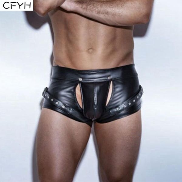 underpants cfyh plus size xxl men black faux leather pants short boxer wetlook clubwear jockstrap fetish gay underwear, Black;white
underpants cfyh plus size xxl men black faux leather pants short boxer wetlook clubwear jockstrap fetish gay underwear, Black;white