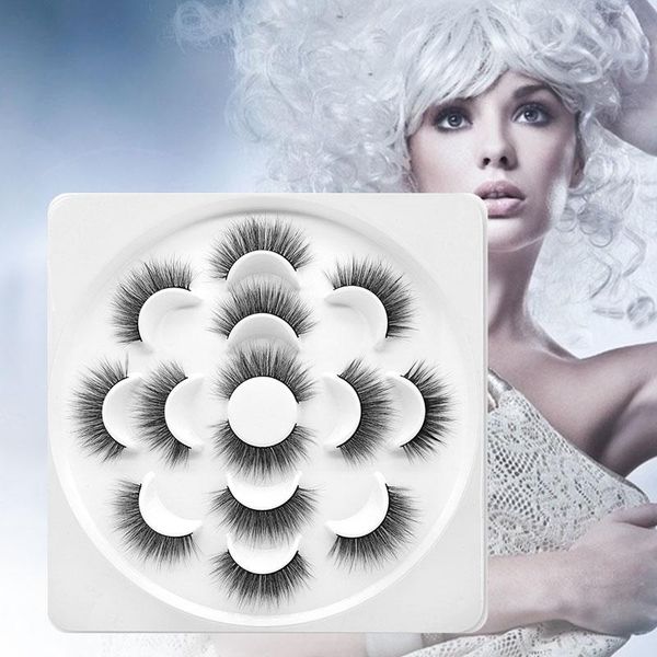 7 pairs 3d faux mink eyelashes lotus tray cruelty thick long lash handmade false eyelash trendy lashes
7 pairs 3d faux mink eyelashes lotus tray cruelty thick long lash handmade false eyelash trendy lashes