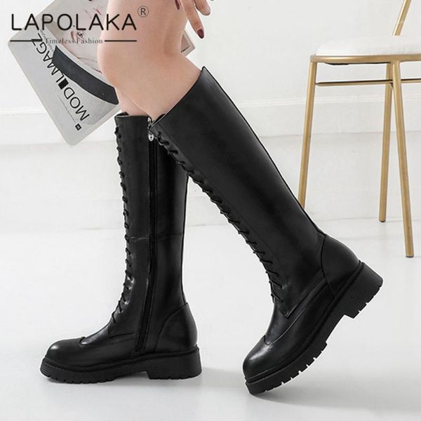 boots lapolaka 2021 winter warm wool woman shoes genuine leather thick heels street cool plush luxury ladies1, Black
boots lapolaka 2021 winter warm wool woman shoes genuine leather thick heels street cool plush luxury ladies1, Black