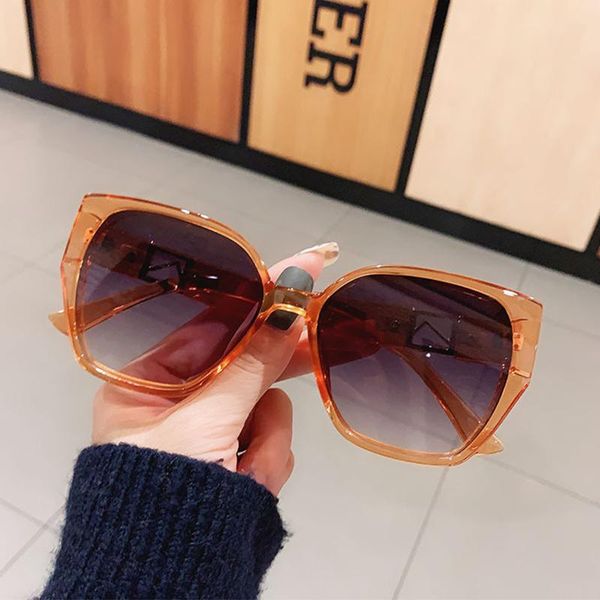 sunglasses fashion 2021 luxury square women gradient lens shades woman vintage orange glasses oculos, White;black
sunglasses fashion 2021 luxury square women gradient lens shades woman vintage orange glasses oculos, White;black