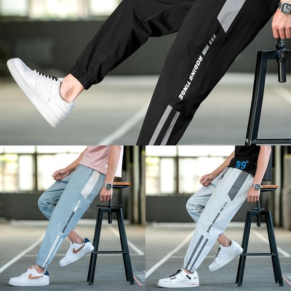 xogvx dichuang 8539 men's new korean fashion legged casual sports pantscapris pants loose sports trendy pants casual brgob, Blue
xogvx dichuang 8539 men's new korean fashion legged casual sports pantscapris pants loose sports trendy pants casual brgob, Blue