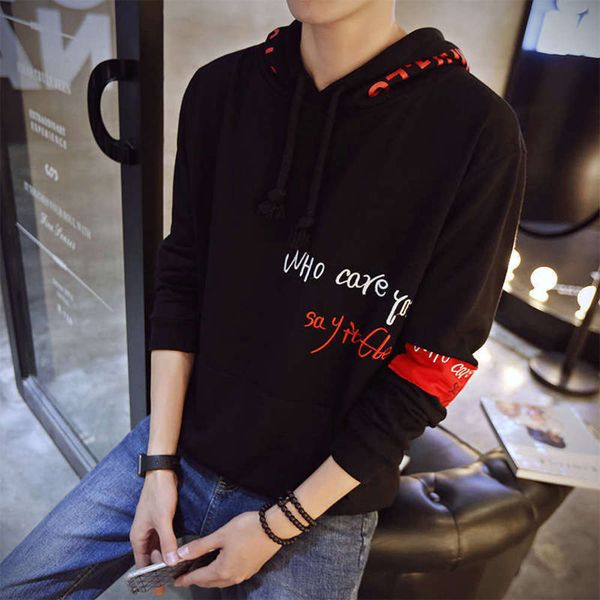 version men's sweater korean autumn slim new fit youth student sportswear hooded coat for men, Gray
version men's sweater korean autumn slim new fit youth student sportswear hooded coat for men, Gray